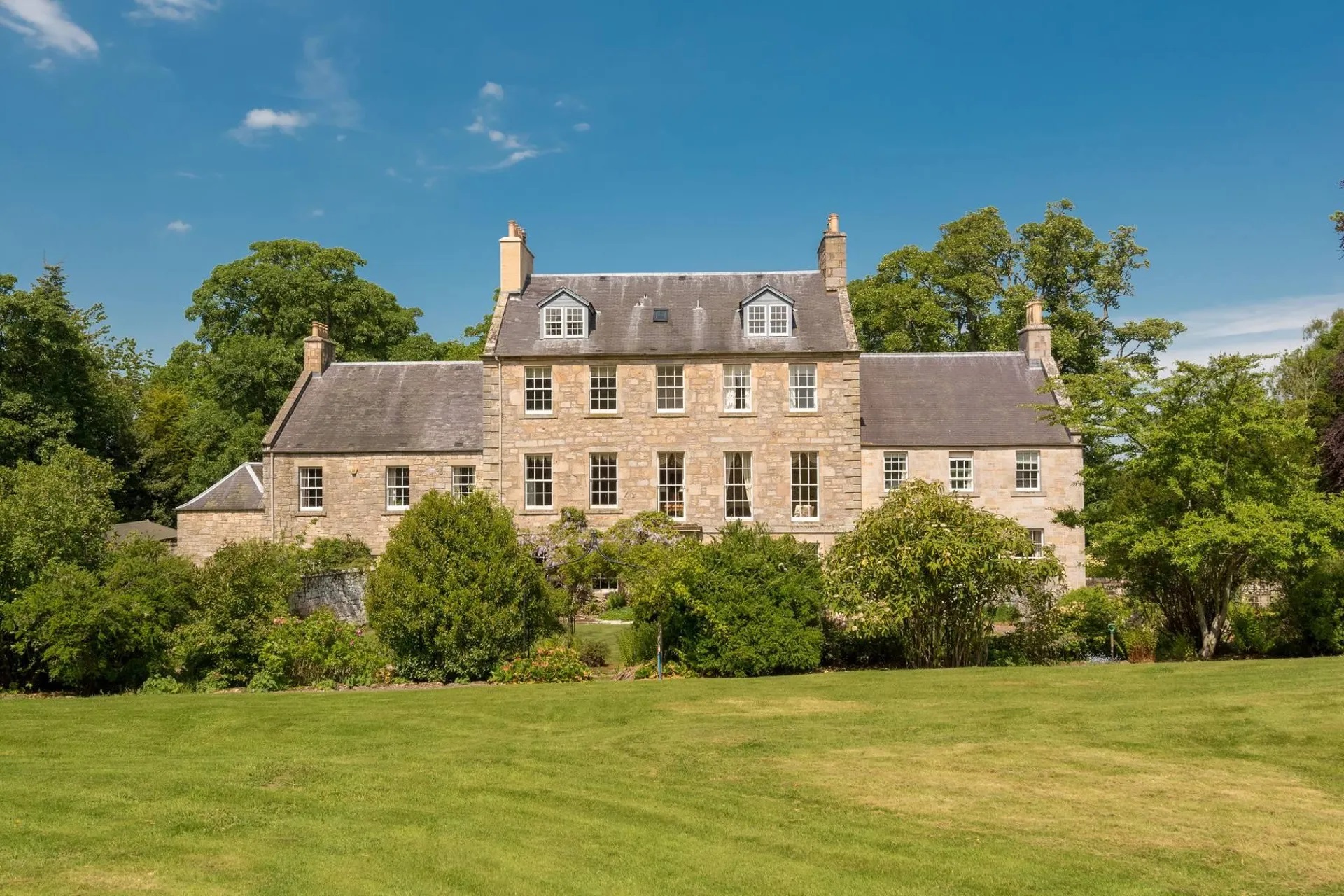 Hunthill House near Jedburgh in the Scottish Borders.