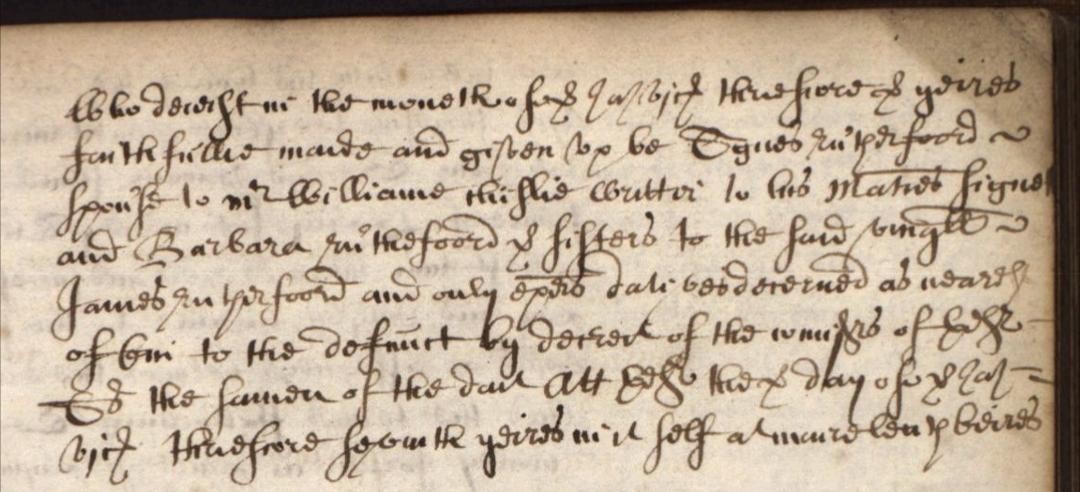 Testament Dative for James Rutherfoord, image ii